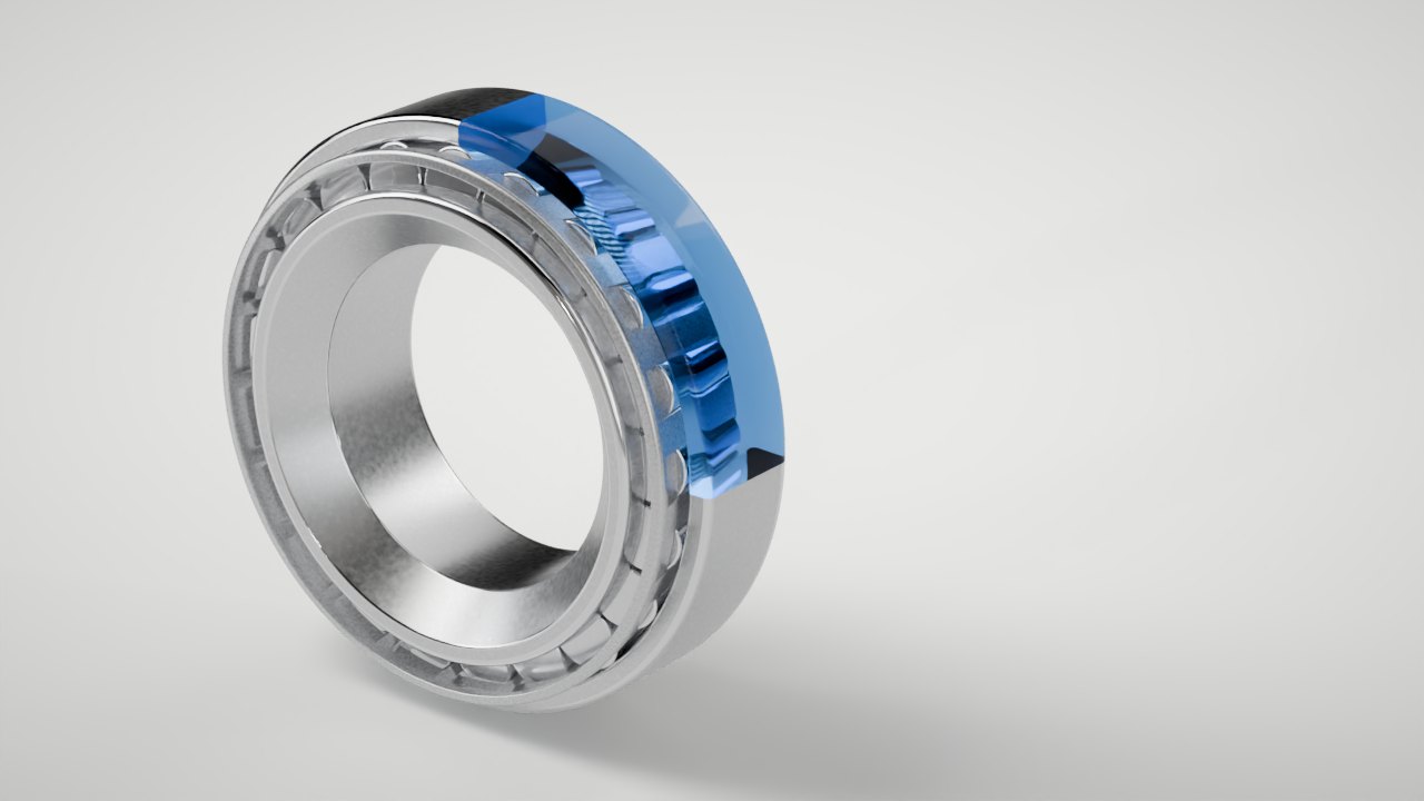 Подшипник B-RING HBK1701 с масляным сегментом — вращение
